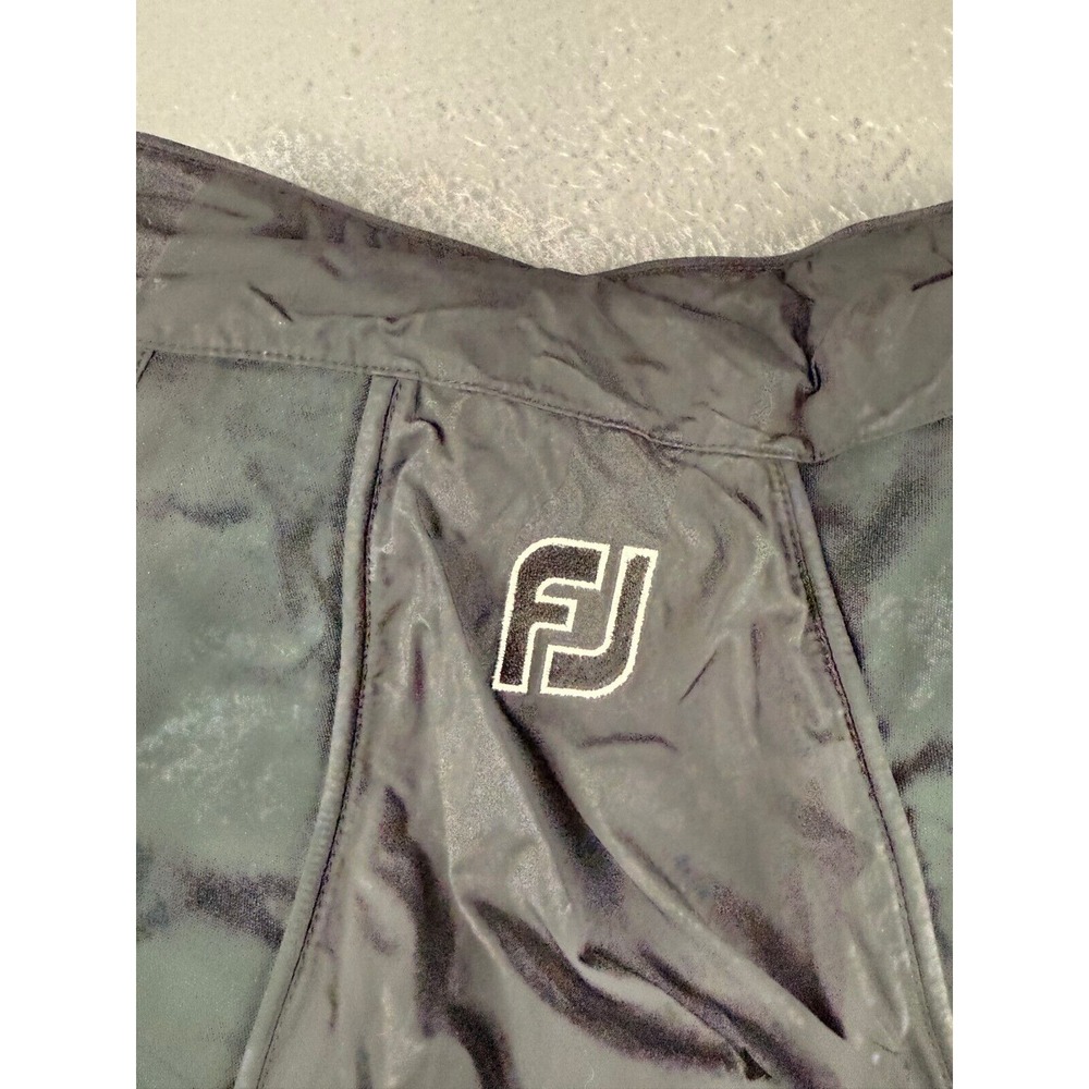 FootJoy DryJoys Tour Collection Jacket Men's XL Black Windbreaker Golf Full Zip - Picture 9 of 15